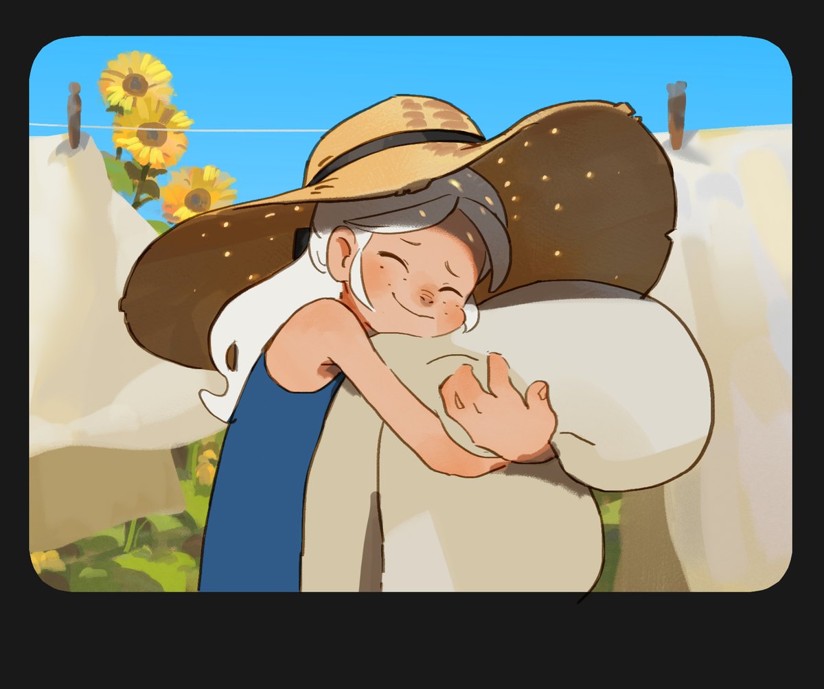 zevaniart's tweet photo. Hill farm Helen - The scent of warm clothes🌞(old work)

P/s: thank you for all the support for Helen in my previous post! https://t.co/WcY2Q5EUq3