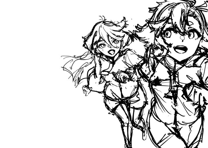 コミケ表紙ラフーん 