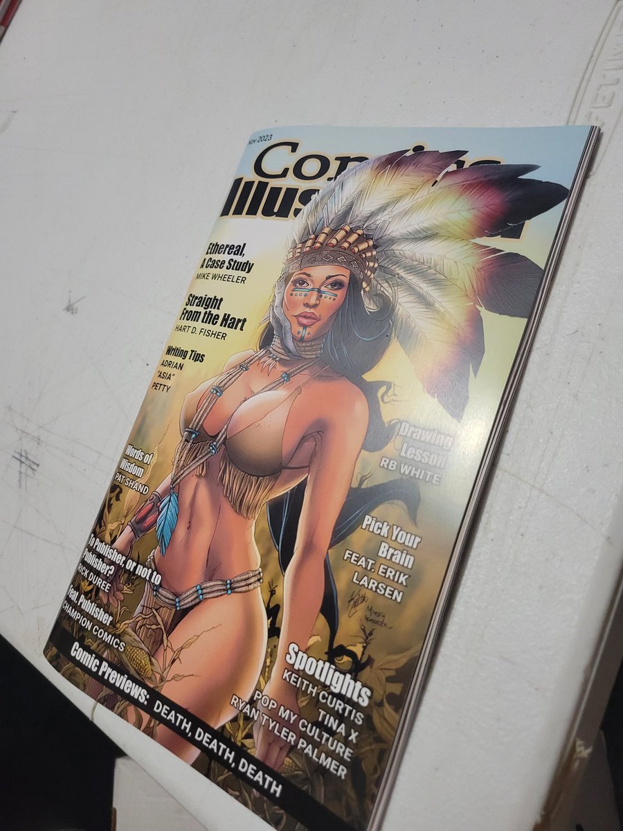 CIllustratedMag's tweet image. Physical orders for November have been shipped out! Expect yours to be scanned into tracking soon!!!

You can still purchase a November copy on the website:

Comicsillustrated.com

#comicsillustrated