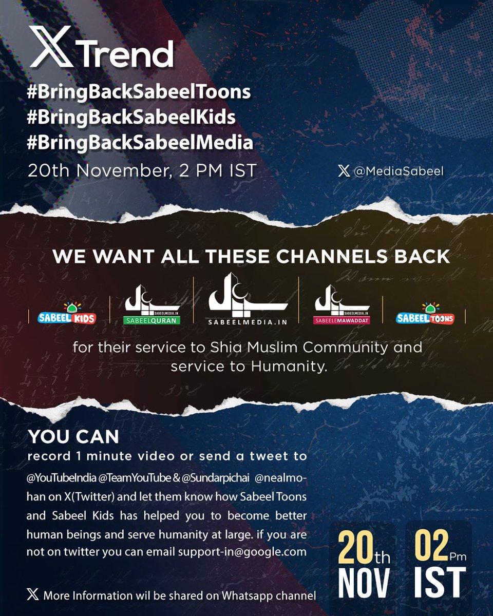 zshuja_313's tweet photo. Inshaallaah At 2:00Pm
#BringBackSabeelMedia 
#BringBackSabeel 
#BringBackSabeelToons
#BringBackSabeelKids https://t.co/hBDiRkBdxV