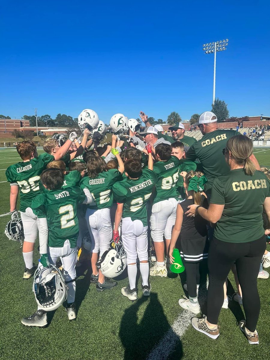 Ladies and Gentlemen, I’d like to introduce to you your 2023 Lexington County 10U Football CHAMPIONS!!! These boys aren’t the fastest or the biggest, but I promise you won’t EVER meet a tougher group with bigger hearts than these young men!!