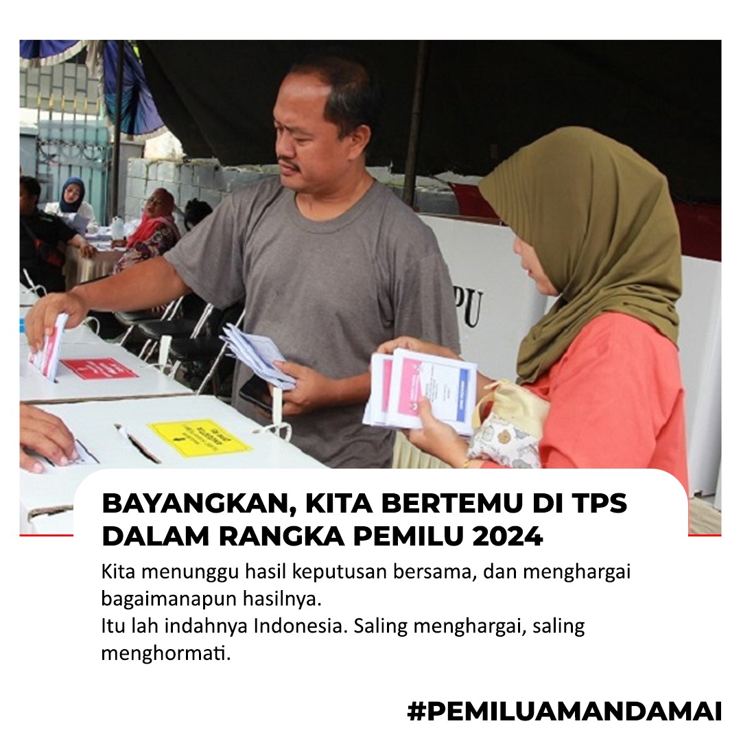 MerryLation's tweet photo. Saling menghargai dan menghormati adalah kunci untuk bisa menghasilkan pemilu berkualitas.

Jaga keamanan, jaga kedamaian, jadikan Pemilu 2024 lebih baik!
.
.
team tangan BLACKPINK di Asemka Dkriuk

#PemiluAmanDamai 
#DamaiNusantara
#Pemilu2024 
#Toleransi https://t.co/hjLwQRfyA9