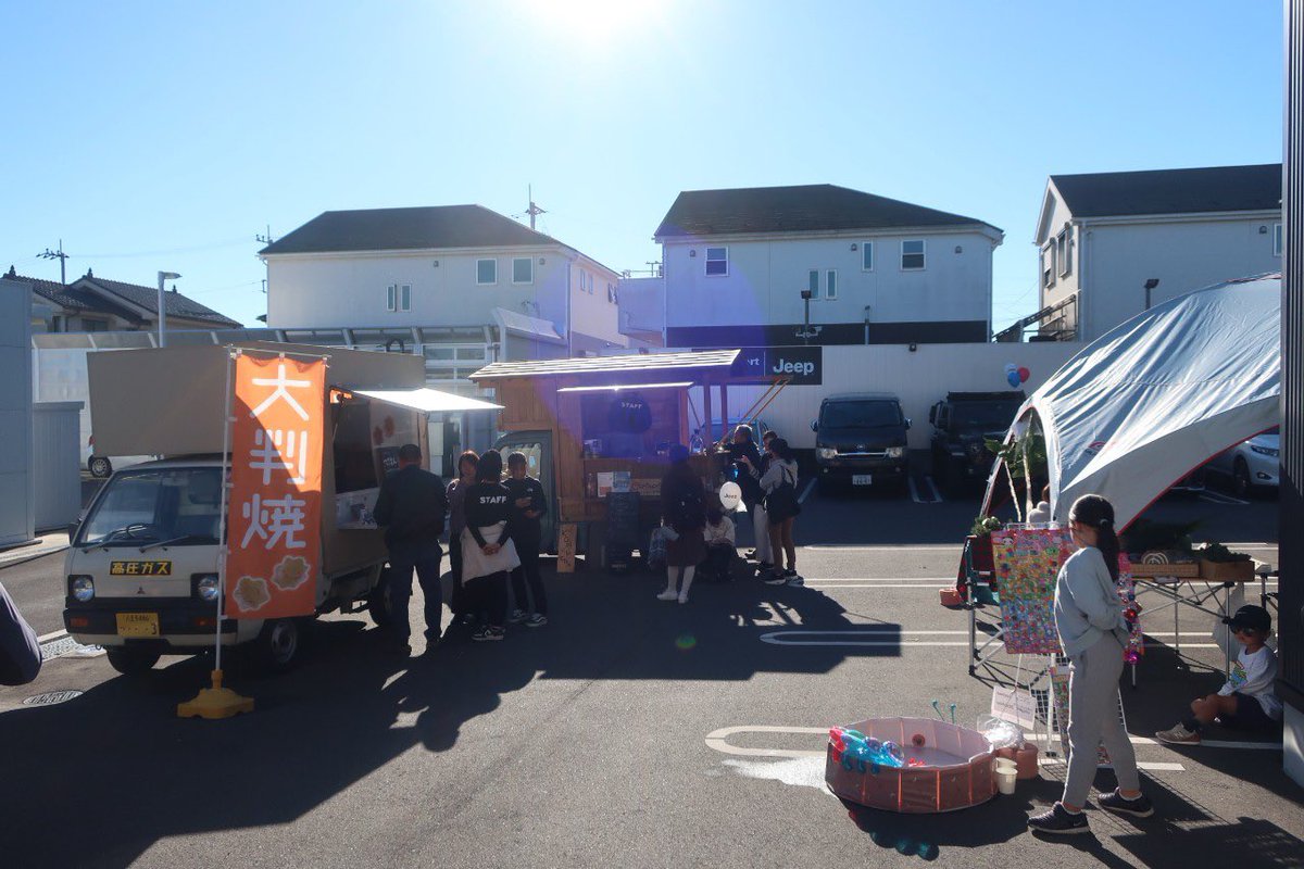 imada8770's tweet photo. Jeep店舗にて食健美マルシェ開催しました。どれほどの来場あるかドキドキでしたがかなりの来場があり大盛況！
ジープ多摩青梅の認知関心に繋がりました。 https://t.co/o4SquKBqwP