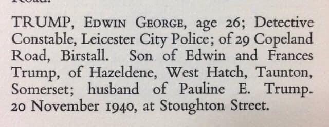 Police_Gazette's tweet photo. Remembering @leicspolice DS Len Norman, DC Brian Hawkes and DC Edwin Trump, who died on this day in 1940 whilst offering assistance during a blitz attack on Leicester when an explosion collapsed a building upon them. 

@CCRobNixon @LeicsFedSec https://t.co/QJOkCIpt2p