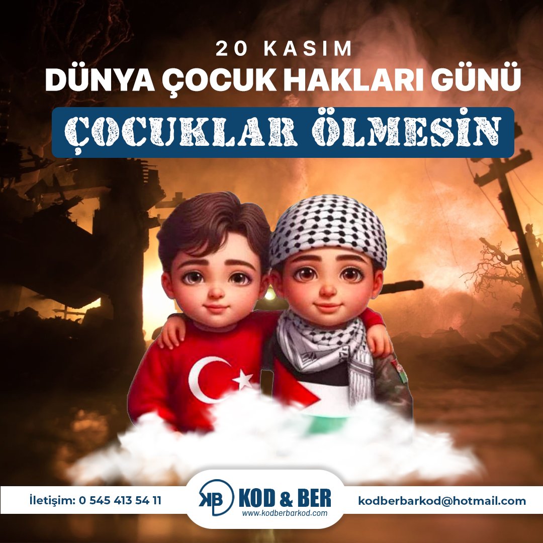 20 Kasım Dünya Çocuk Hakları Günü, Çocuklar Ölmesin...
#20KasımDünyaÇocukHaklarıGünü #çocuklarölmesin #çocuklar
#BarkodMakinesi #BarkodYazıcı #EtiketYazıcı #YapışkanlıEtiketYazıcı #EndüstriyelBarkod #ZebraBarkodYazıcı #kodberbarkod #etiket #barkod #argox #KuşeEtiket