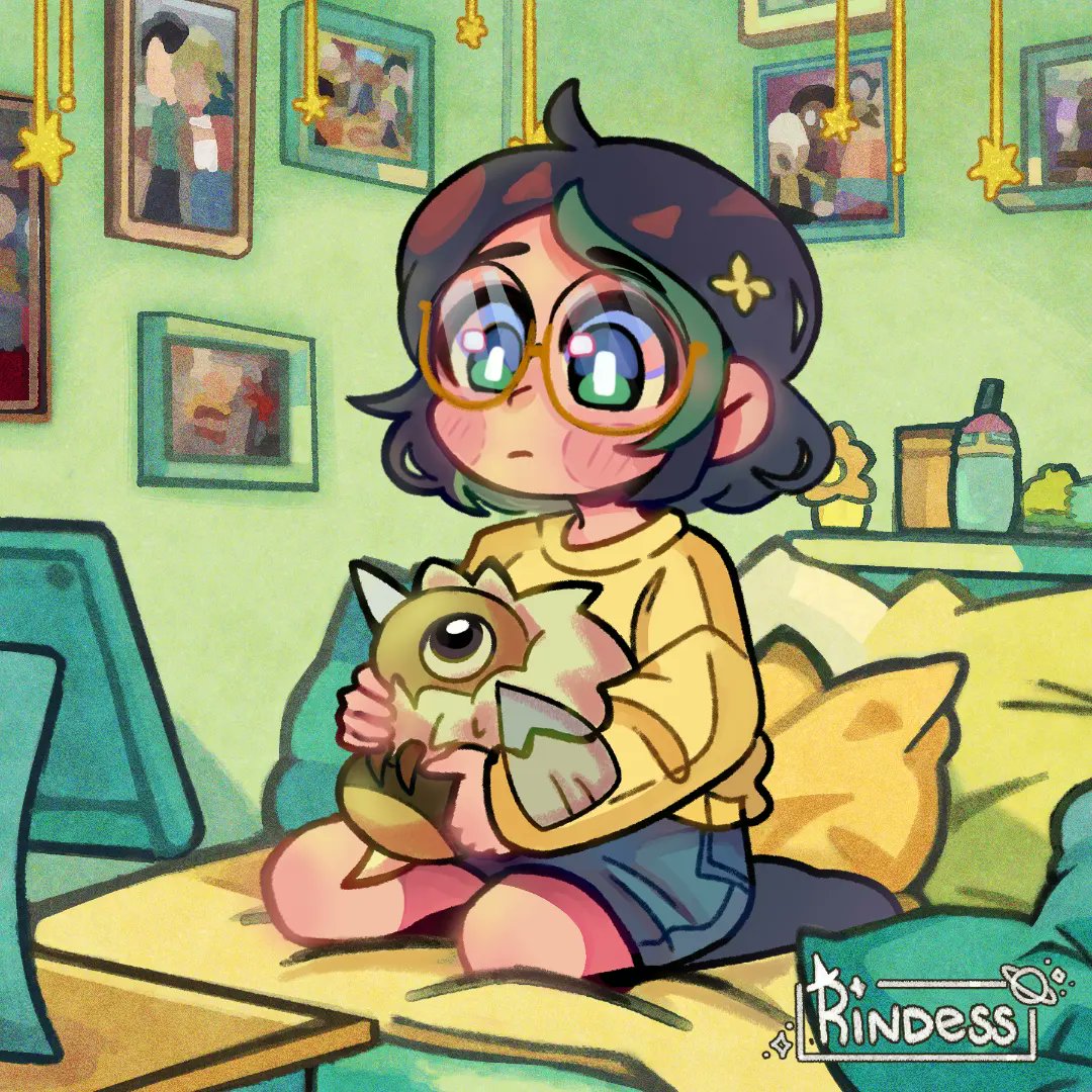 I hate doing backgrounds, they're so pretty for me 😭😭 anyways, what is Willow watching on her tablet? 👀

#toh #theowlhouse #willowtoh #willowtheowlhouse #willowpark