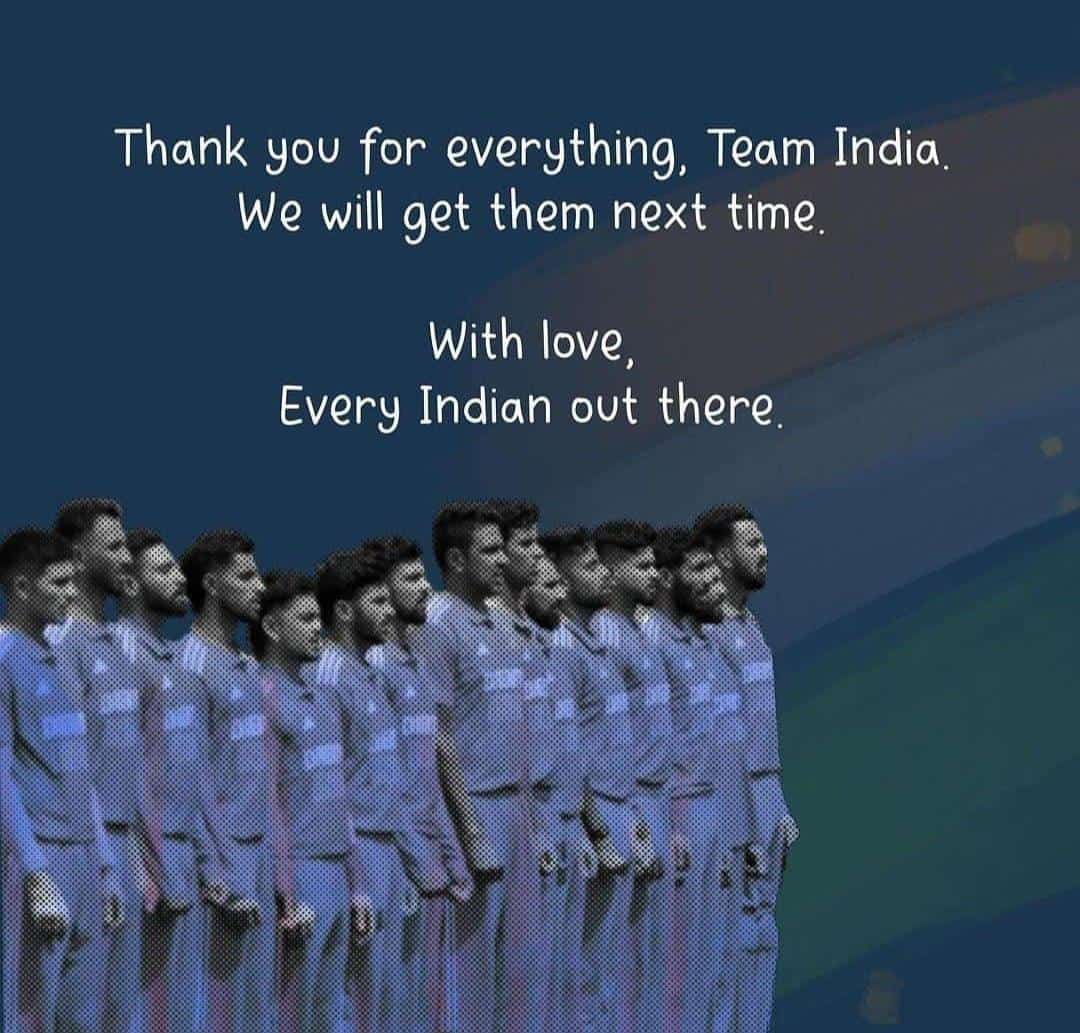 _aditya_012's tweet photo. Well Played Mens blue we always with you 

#INDvsAUSfinal 
#INDvsAUS 
#INDvAUS https://t.co/j95RHandr5
