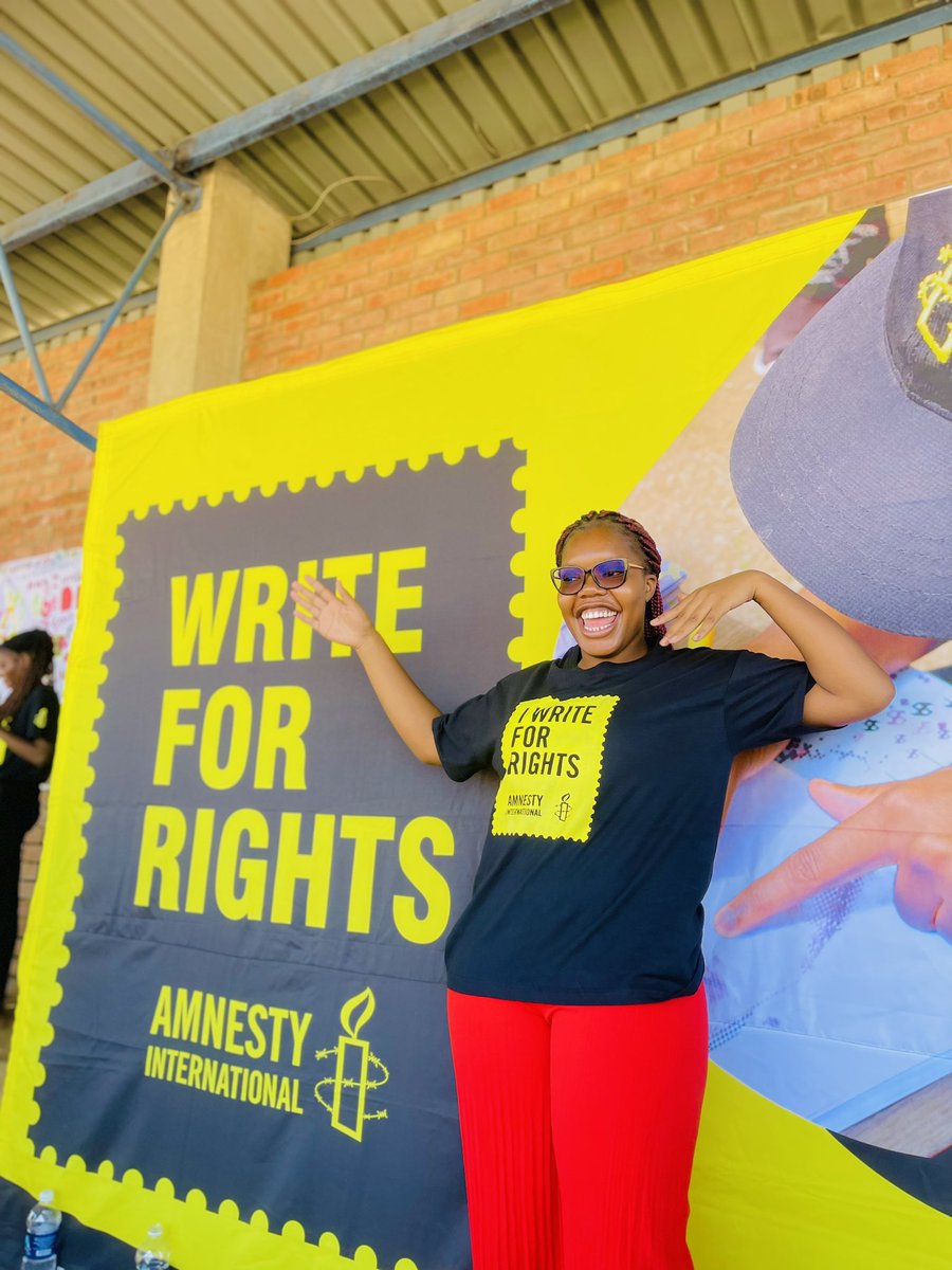 MunasheMateura's tweet photo. Excited to have been part of the #write4rights2023 launch of @amnesty_zim at @buseonline1 on 18/10/23 write a letter for change there is power in numbers https://t.co/Is4fjQsmTX