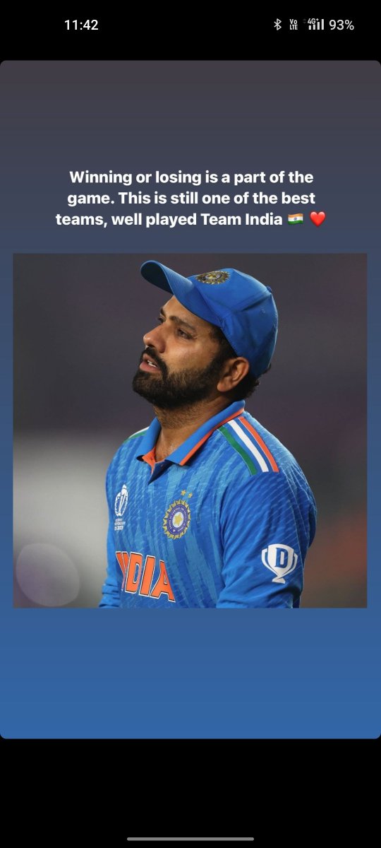 जीत की हवस नहीं किसी पर कोई वश नहीं क्या जिंदगी है ठोकरों पर मार दो, मौत अंत है नहीं तो मौत से भी क्यों डरे यह जाकर आसमान में दहाड़ दो।।।।

<a href="/BCCI/">BCCI</a> 
<a href="/ImRo45/">Rohit Sharma</a> 
<a href="/imVkohli/">Virat Kohli</a> 
<a href="/Jaspritbumrah93/">Jasprit Bumrah</a> 
<a href="/ShreyasIyer15/">Shreyas Iyer</a>