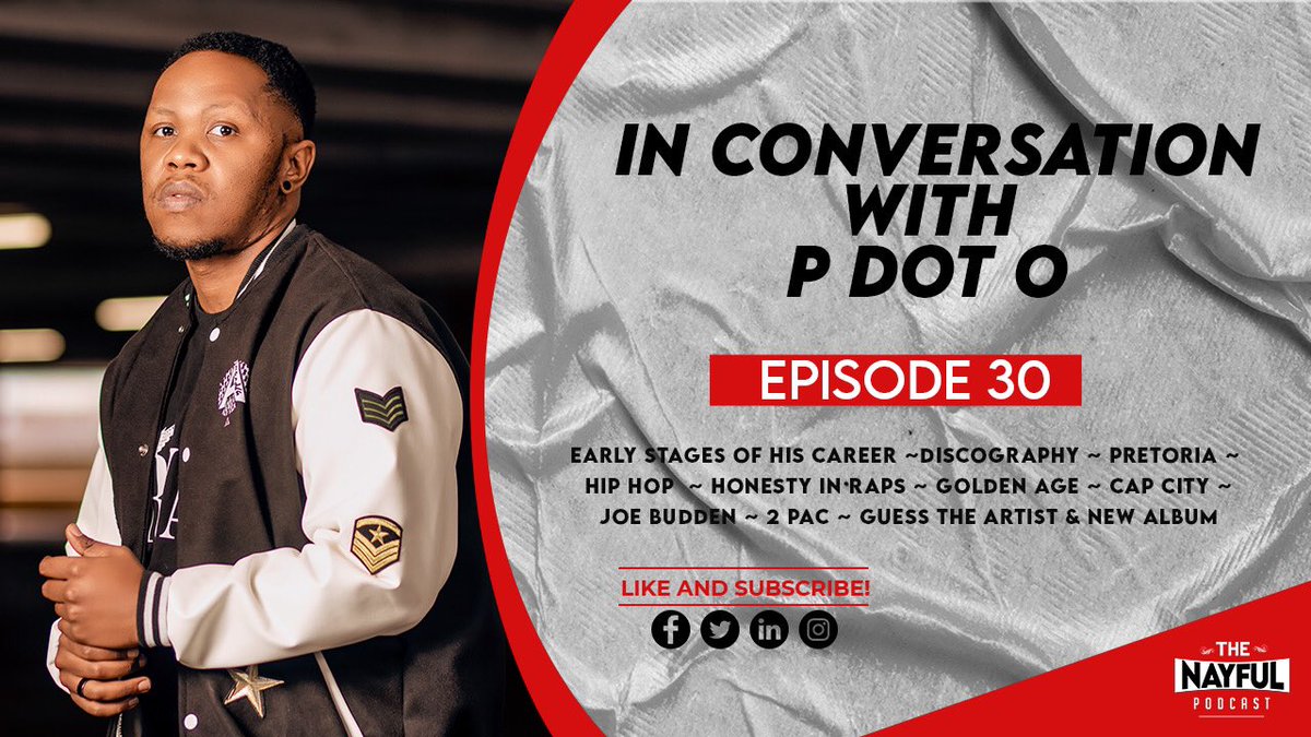 CamaguKosani's tweet photo. The NayFul Podcast Episode 30 features @PdotO_SA
Watch it here : https://t.co/1w8btDyQvy
#thenayfulpodcast #SonOfNomsa #PdotO https://t.co/UHoa0NywX6