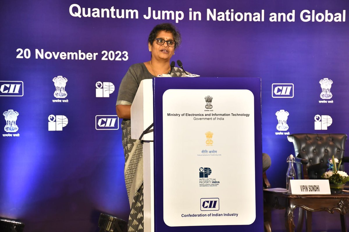 FollowCII's tweet photo. IP has become a lot domestic centric now. This is a big change from what used to happen earlier. This is a welcome trend. - Hon’ble Ms Justice Prathiba M Singh, Judge, High Court of Delhi, New Delhi at #CIIIPRConference2023 #CII4IPR @NITIAayog  @CII4IPR @CII_Technology @CIPAM_India
