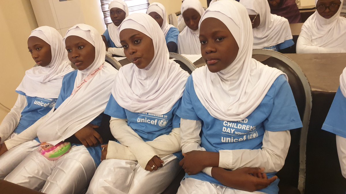 Government has to come out with policies to ease the impact of climate change on girls, especially solutions  that ensure water is readily available, say these girls from #Kano. #WorldChildrenDay