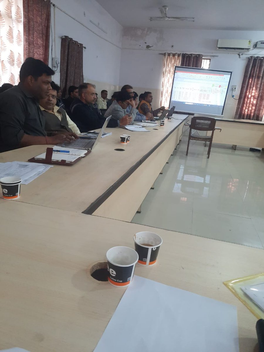 Divisional Review of aspirational block  under chairmanship of AD  Moradabad on 20-11-2023. Div. PM, Divisional M&amp;E , ARC, All district ACMOs, DPMs  blocks MOICs, BPM, Div. M&amp;E Assistant participated in meeting. Monitoring data of aspirational blocks is shared by UNICEF