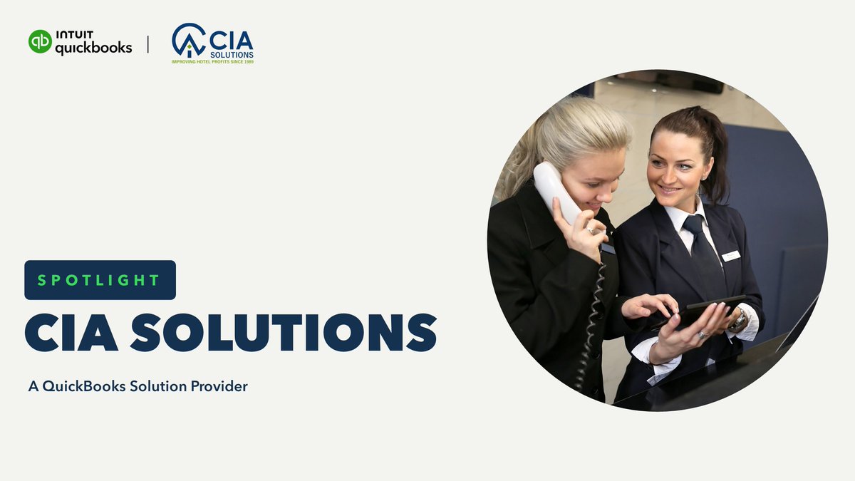 QuickBooksSP's tweet image. Experience the full potential of #QuickBooks with tailor-made reporting, dashboards, and planning tools from #QuickBooksSolutionProvider, @CiaSoftware, specially designed for the #hotel industry: bit.ly/3YzT4N6