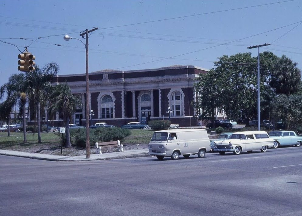 1960s photo of Tampa Union Station, Downtown Tampa. Still an Amtrak station today. #Tampa #UnionStation #ThisPlaceMatters