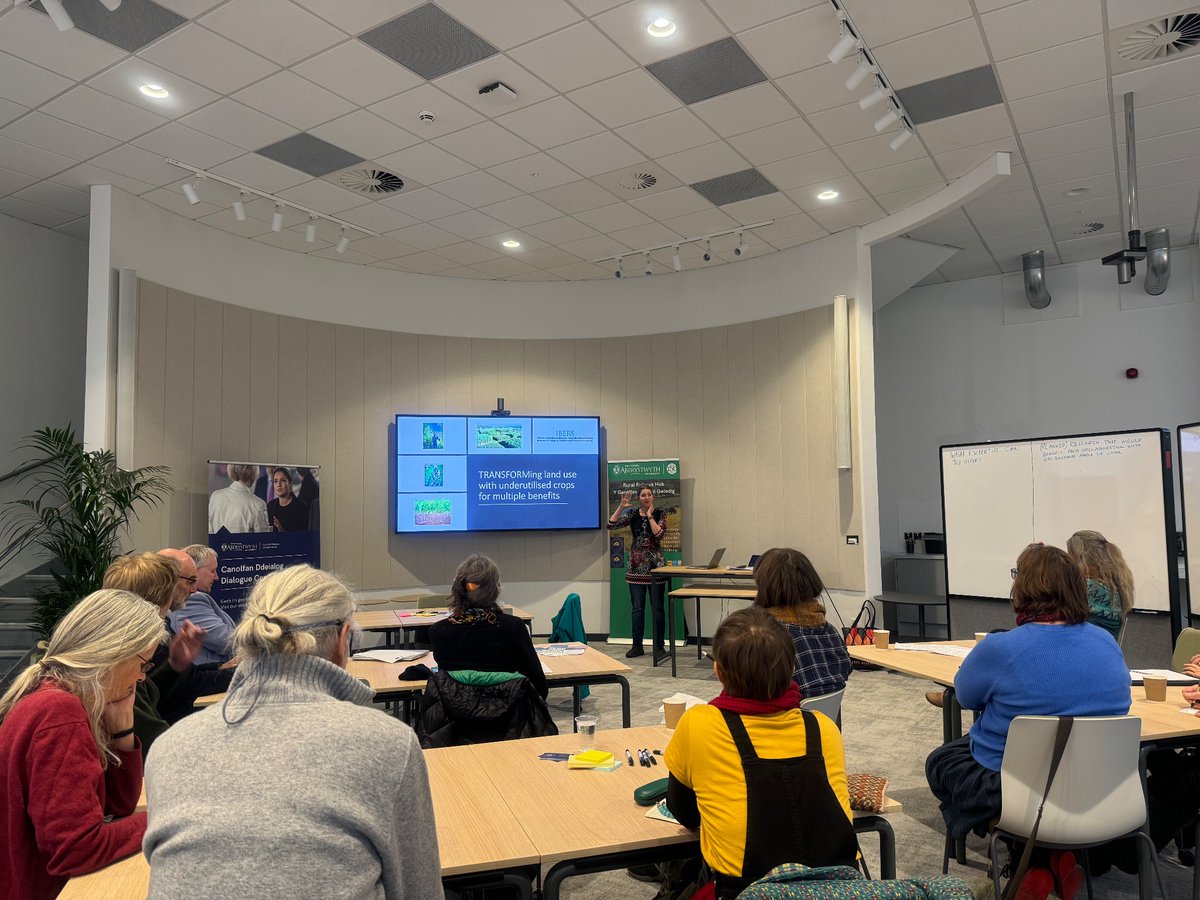 Rural Futures Hub Workshop with the Dyfi Biosphere and Tir Canol

Interesting conversation about co-designing to address Nature-Based Solutions and Ecosystem Services demands.

<a href="/ruralfutureshub/">@ruralfutureshub</a> #Biosphere <a href="/AberUni/">Aberystwyth University</a> <a href="/ibers_aber/">IBERS - Aber</a> <a href="/AberDLSAGB/">Aberystwyth University DLS/AGB</a> #landuse #ClimateEmergency