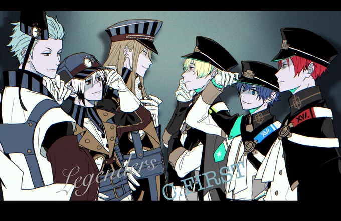 レジェクラファ合同曲聞いても不穏な絵になってしまう向かい合う構図好きすぎるんだ