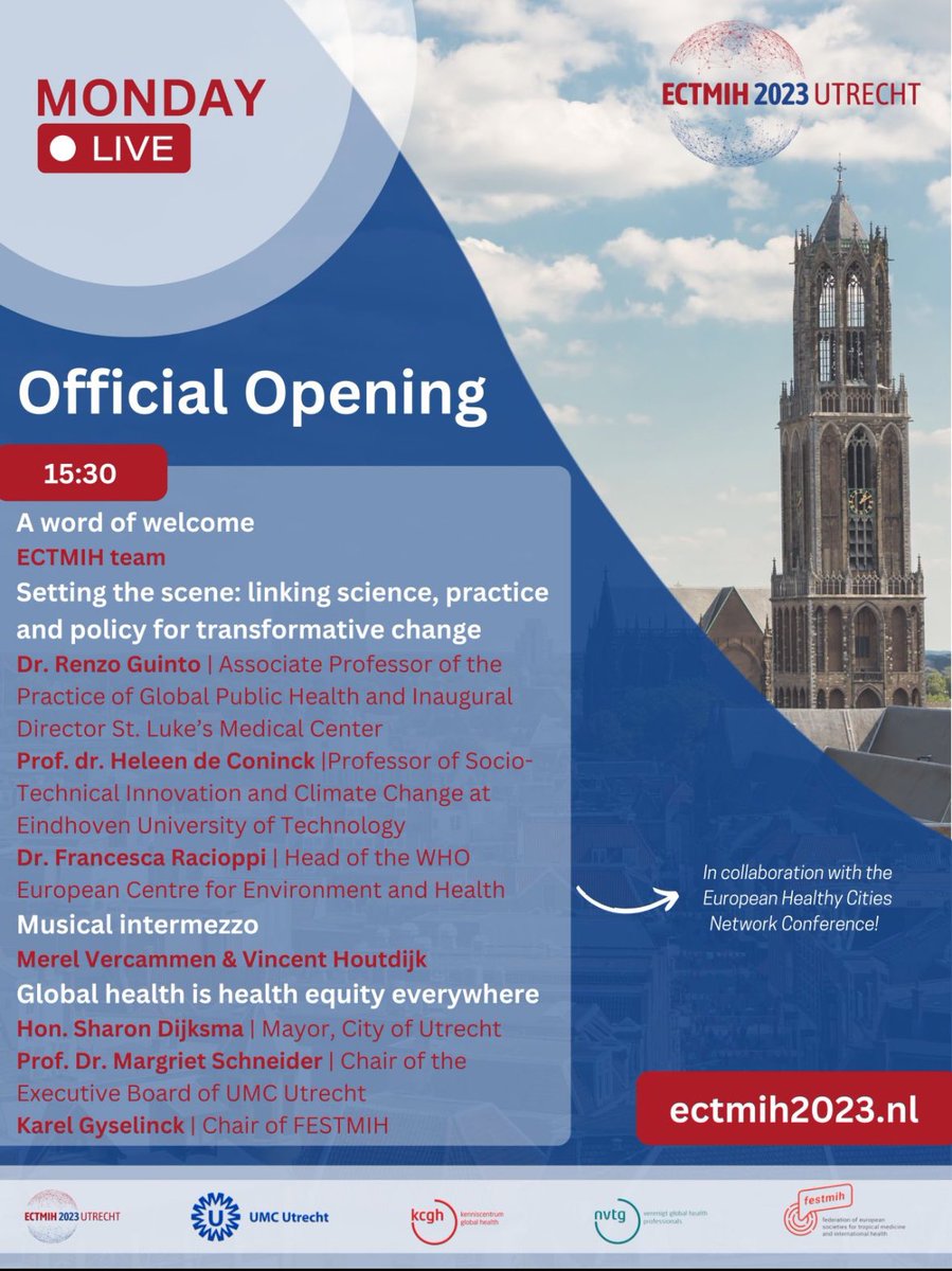 RenzoGuinto's tweet photo. Tonight, 10:30pm Manila, European Congress on #GlobalHealth #ECTMIH2023 will begin here in Utrecht 🇳🇱! I’ll be one of the keynote speakers to speak about #PlanetaryHealth 🌏 to nearly 2,000 scientists &amp; practitioners from around the world. Livestream here: https://t.co/XYNSKjnrJY https://t.co/TvYwQS2Z5P