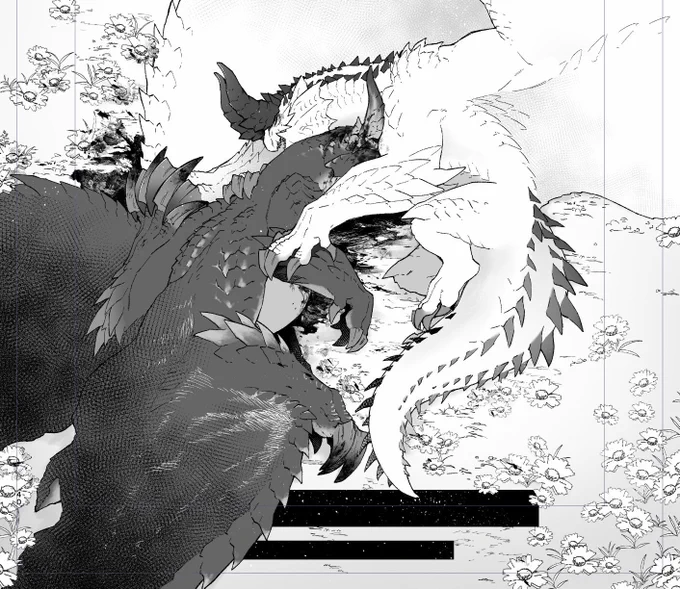1番綺麗に描けたコマ(血等注意) 