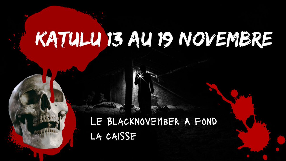 Totalybrune's tweet photo. KATULU 13 AU 19 NOVEMBRE LE BLACKNOVEMBER A FOND LA CAISSE
https://t.co/YAkG4A4r4U https://t.co/QRuBewvIGZ