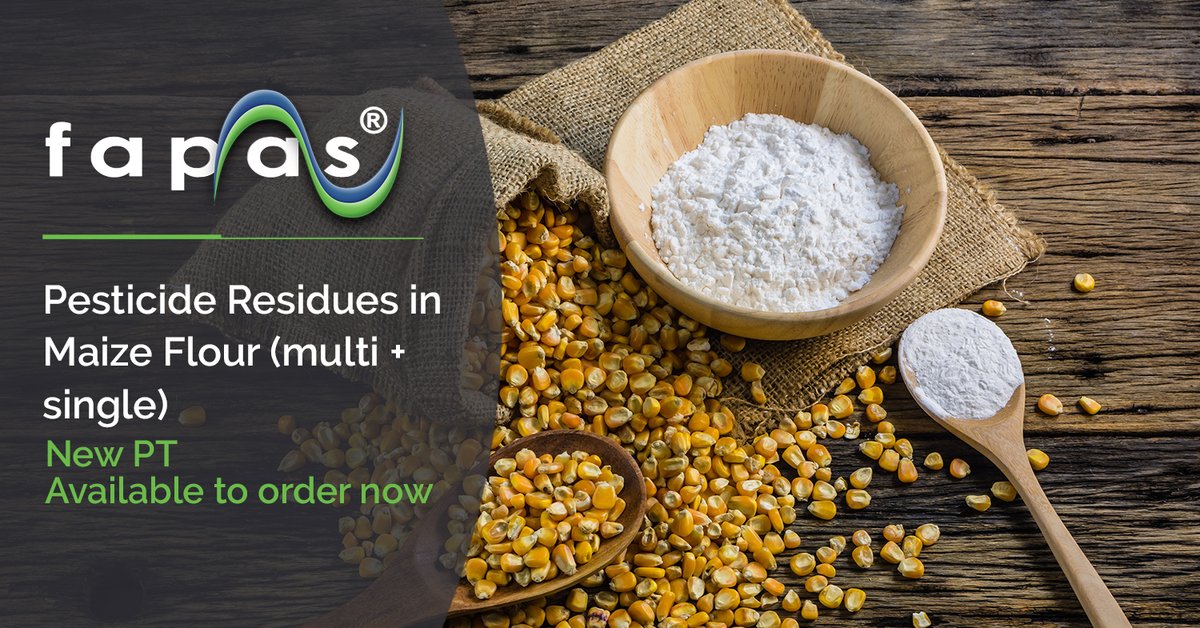 We have expanded our range of PTs for flour products to include maize (corn) flour for multiple residue analysis, plus single methods for glyphosate and AMPA residues. 

Click to view the PT today > hubs.ly/Q027bJr70