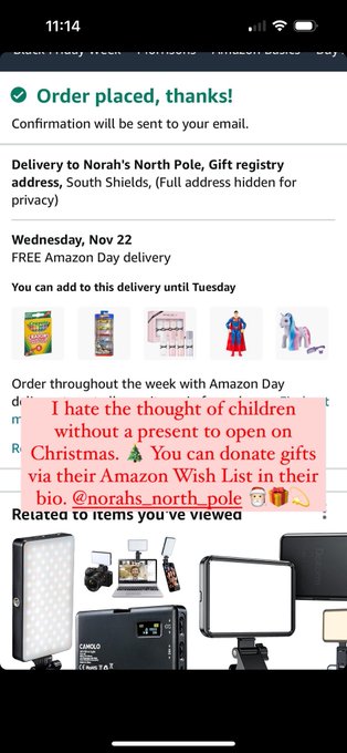 I hate the thought of vulnerable children without a present to open on Christmas. It&rsquo;s nice to be nice