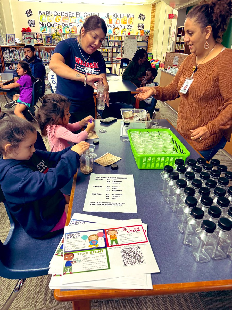 AngieArizaEDU's tweet photo. Family Fitness Night was a success! Our @WES_Wranglers kids and families joined a Zumba class, an obstacle course and a culturally responsive session with our amazing Counselor.  Thank you to all the teachers/staff members who supported our families! https://t.co/uRPgRLvBkY