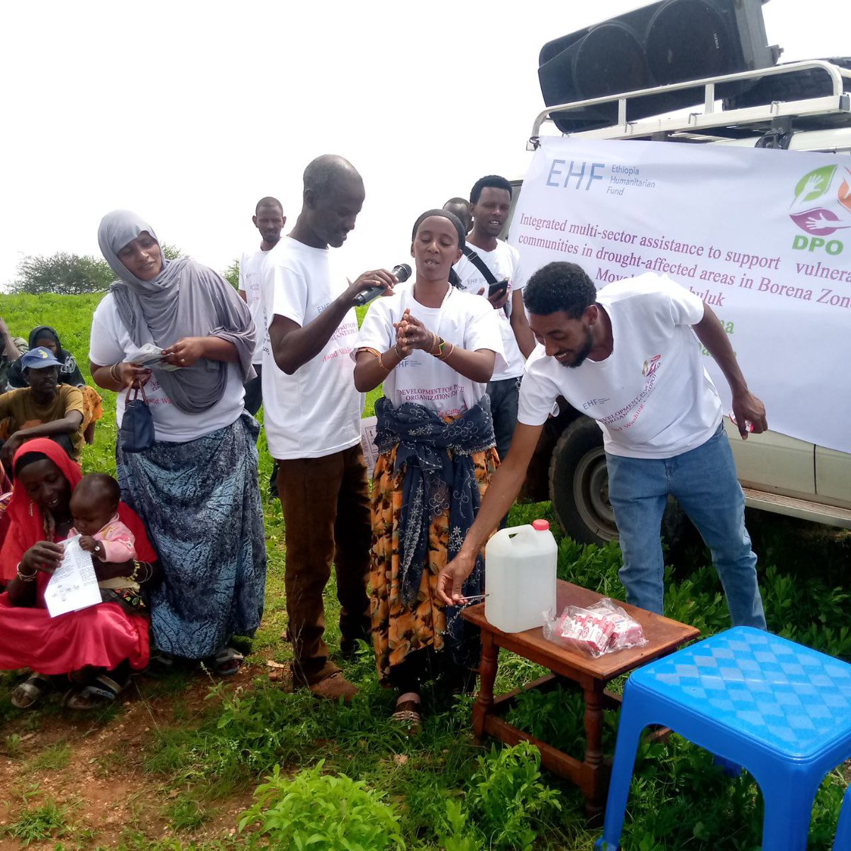 DevelopmentDpo's tweet photo. DPO started a multi-sectoral project in Borena, Oromia supporting 5300 HHs impacted by drought, w/t funding from EHF. The project spans Agriculture, Protection, WASH, and cash assistance, starting with WASH and Protection services and continuing for six months. https://t.co/kFkdbktcx6
