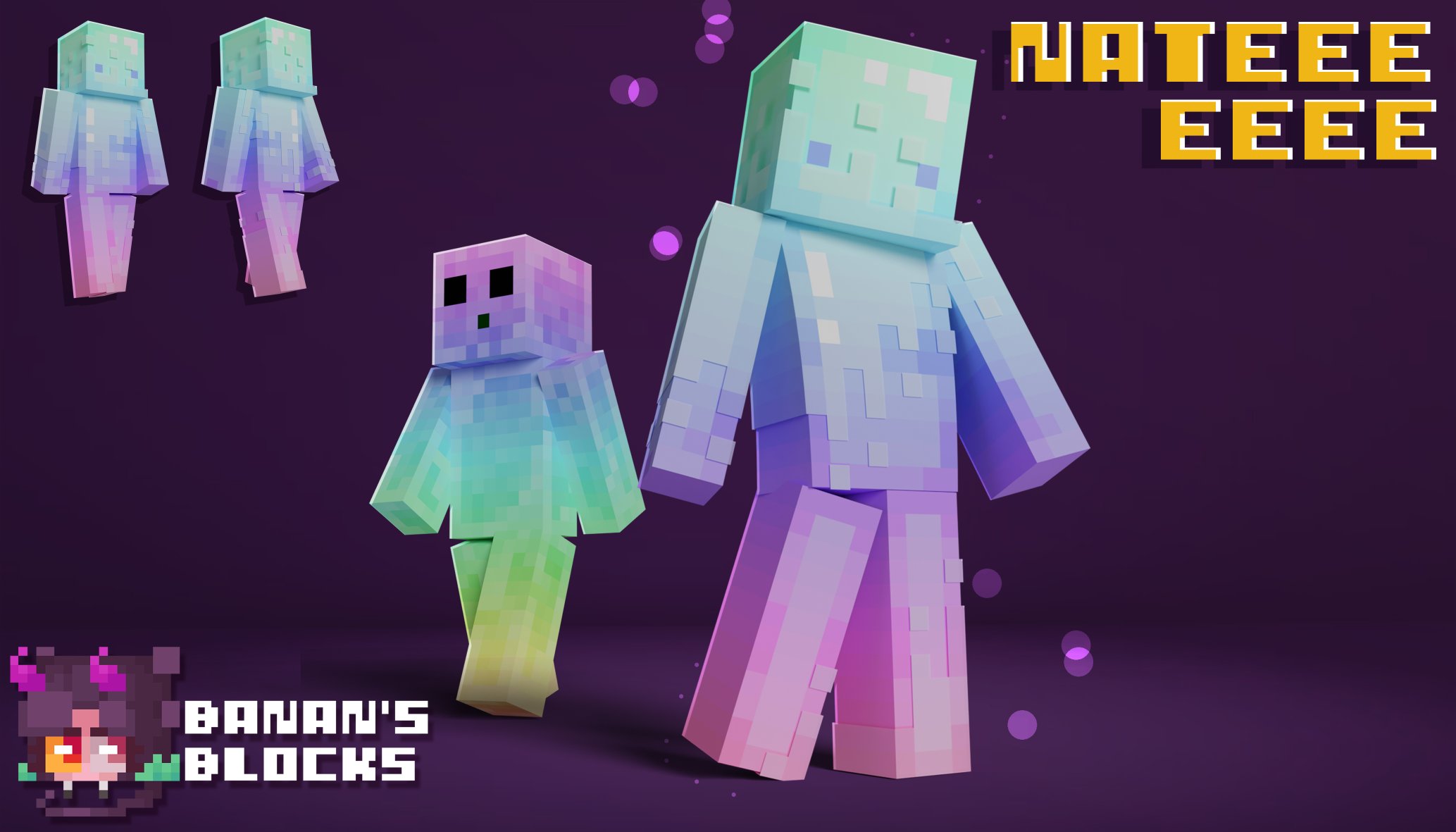 Banan's Blocks on X: Skin Pack Design + Artwork! . My new skin