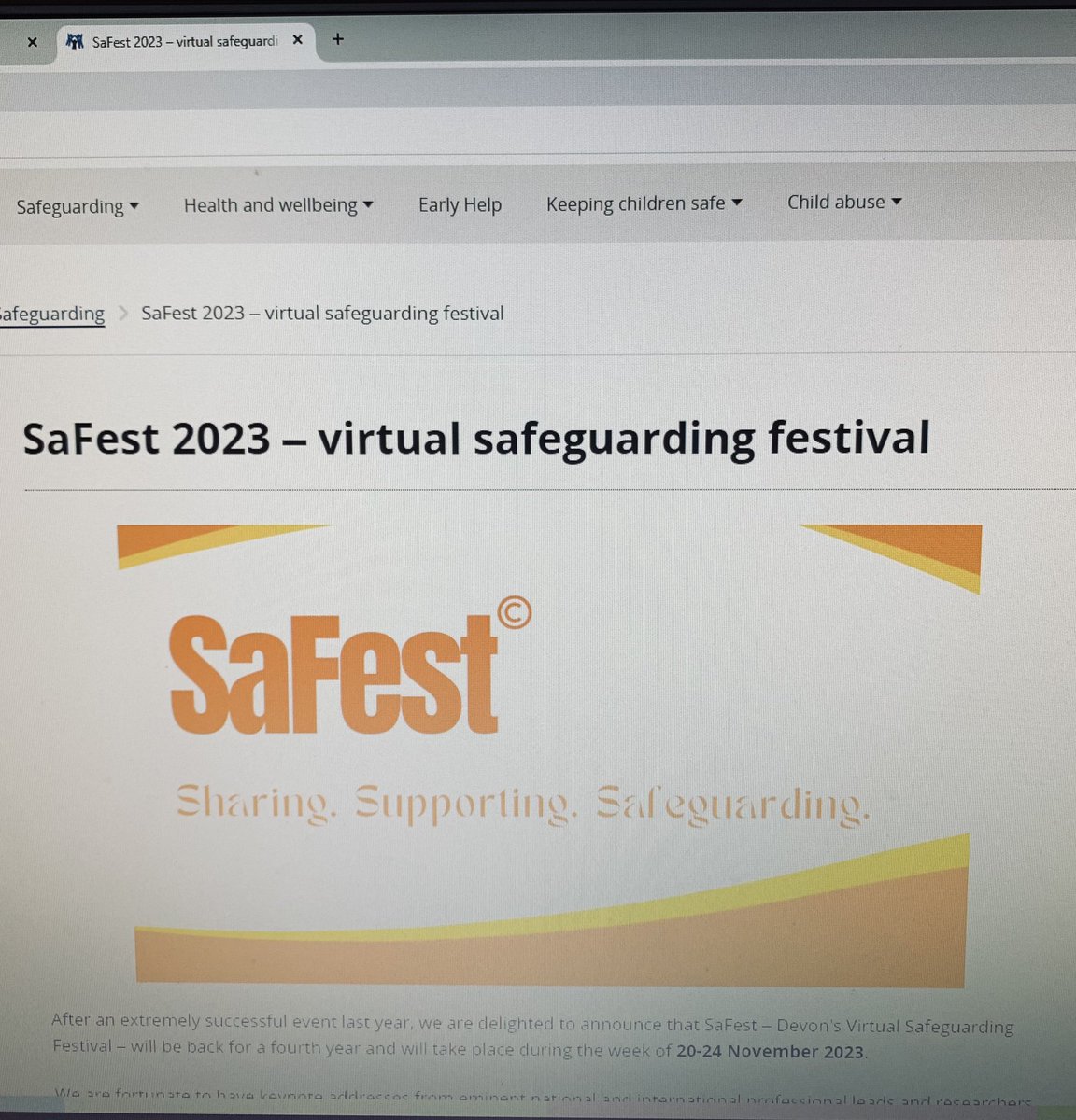 CEO Devon ACF (RFCA PSS) (@ceo_devon_acf) on Twitter photo A CPD day in Devon! The QM completing the IOSH course and the CEO attending #SaFest.
<a href="/WRFCA/">Wessex RFCA</a> A CPD day in Devon! The QM completing the IOSH course and the CEO attending #SaFest.
<a href="/WRFCA/">Wessex RFCA</a>