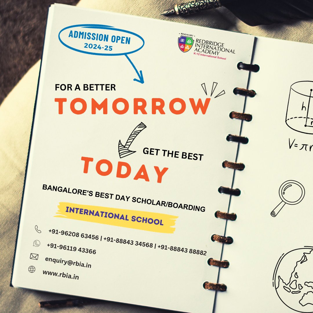 RedBridge3's tweet photo. Concerned about your child’s future?

Give them the best today,

So that they will ace tomorrow

Give them the best available

Give them Redbridge International Academy!

Website : https://t.co/vN84Hvbg3q
Contact us to join : +919611943366 | +919620863456 
#admissionsopen #rbia https://t.co/XiO32UCXPG