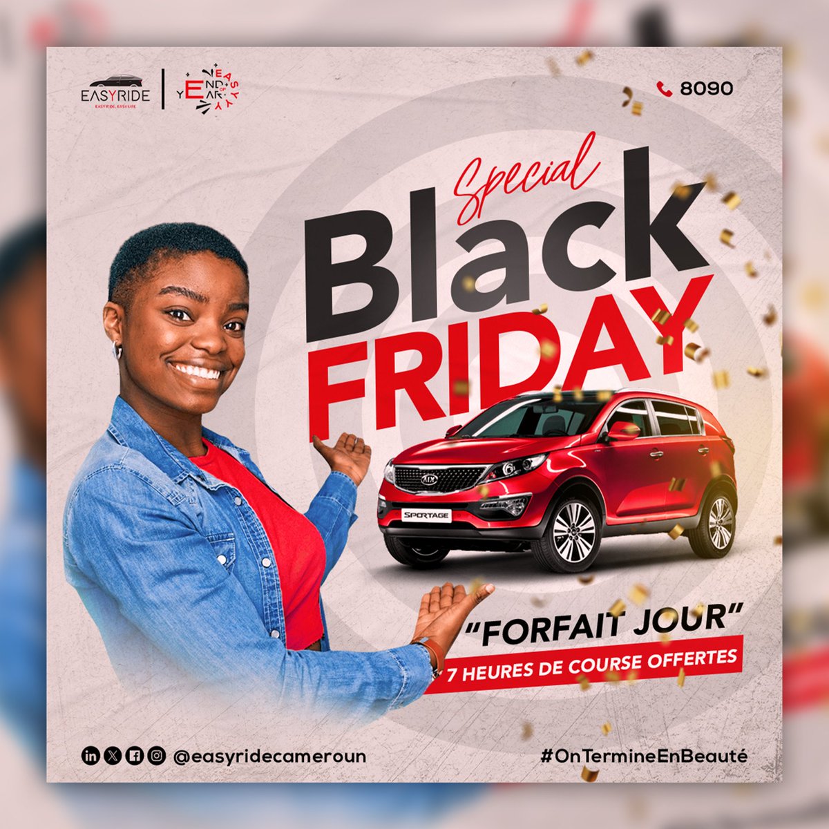 easyrideVTC's tweet photo. Cette semaine du Black Friday, chaque #trajet devient une affaire Easyride ! 🚗💨  

Profitez de notre forfait jour de 7h à minuit et ne payez que 10 heures sur la course totale. 🌟 

#BlackFriday
#BlackFridayWeek #OnTermineEnBeauté😍 https://t.co/xddQiLjDir