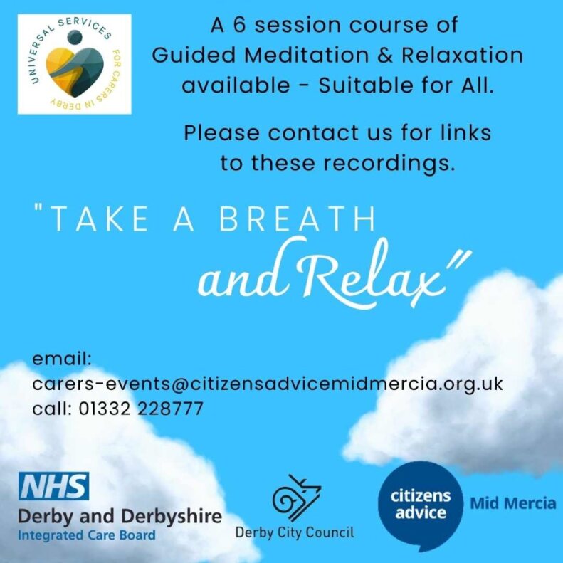 If the stresses and strains of this festive period are building up, you could benefit from our free online Guided Meditation and Relaxation Course. Get in touch with us to request the links and you can start this self-care practice now.
