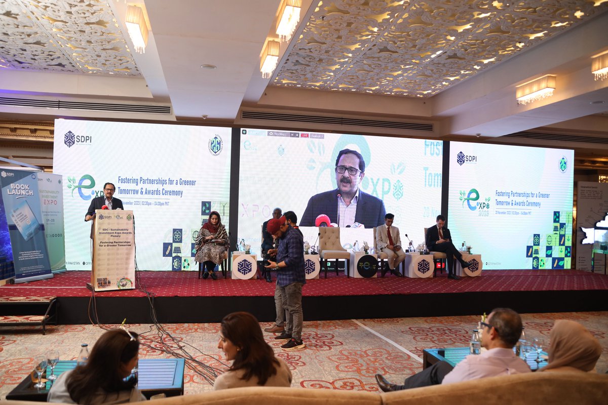 CEO NDRMF, Bilal Anwar appreciated SDPI for organising providing opportunity to partners exhibited sustainable products discussed initiatives taken as part of climate action.NDRMF partners with SDPI for EXPO on Sustainability Investment
#SIE2023 #NDRMFATSIE2023 @PlanComPakistan