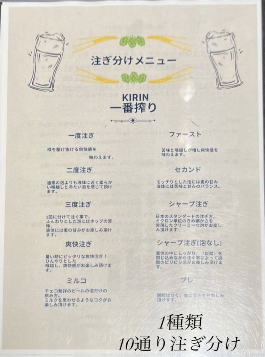 CHIKA_AKUTAGAWA's tweet photo. 伊勢丹新宿クラフトビアバー
11/15~21の予定だった
注ぎ手中島さんのビール3品
注ぎ分け20種類ですが…
Instagramによると
本日20日が最終日、
注ぎ分けは10通りで
一番搾りのみとなってました🍺
楽しかったです💐
どうもありがとう🎉
売切れおめでとう㊗️
#ICBB
#ryuk_i0709
#キリン https://t.co/MJrw8eA0vO