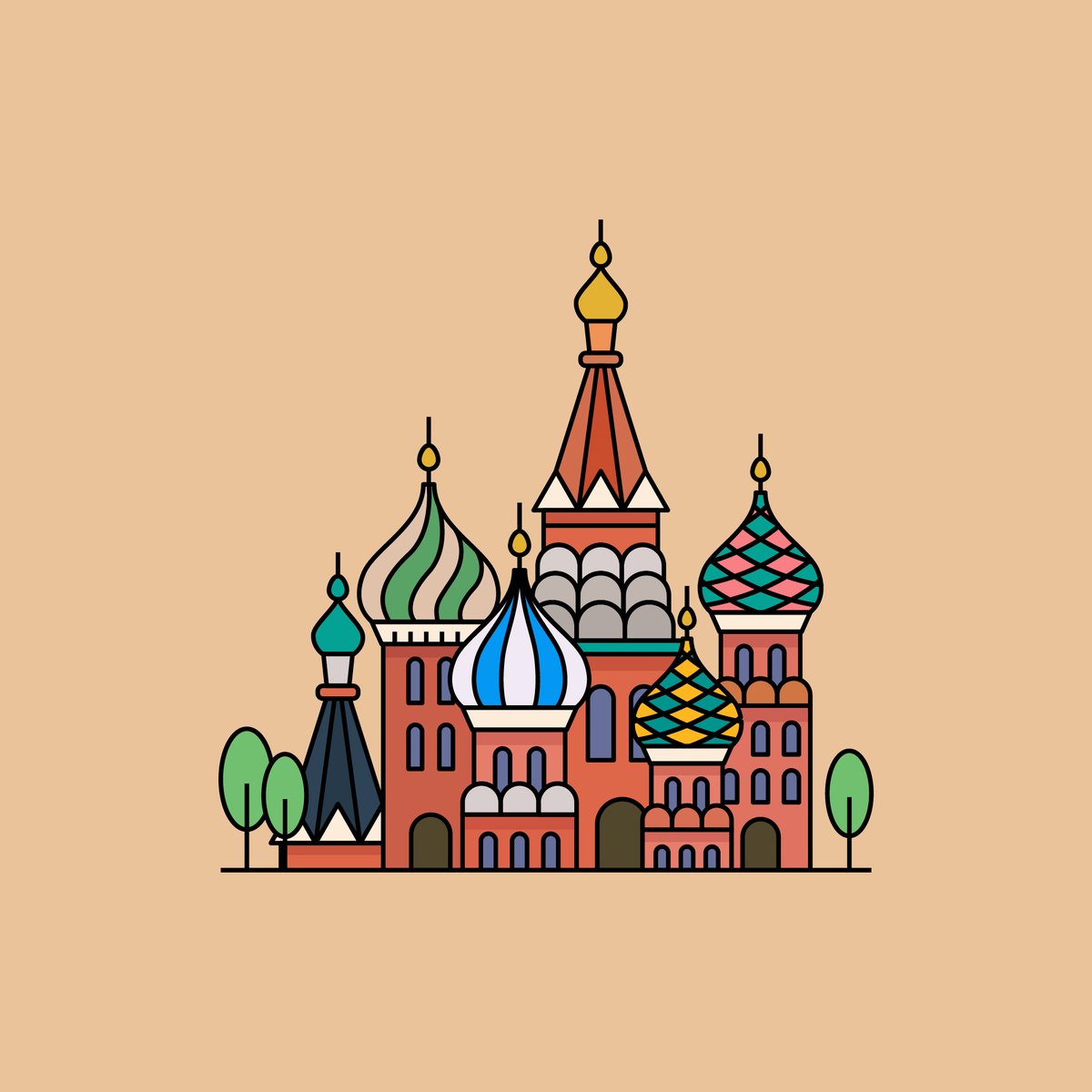 St Basils Cathedral Moscow

#Twitter #TwitterX #Like #follow #icon #viral #graphics #design #colors #illustration #vector #art #vectoricon #icondesign #building #famous #landmark #stbasils #cathedral #moscow

shutterstock.com/g/Rimsha+Ibrar