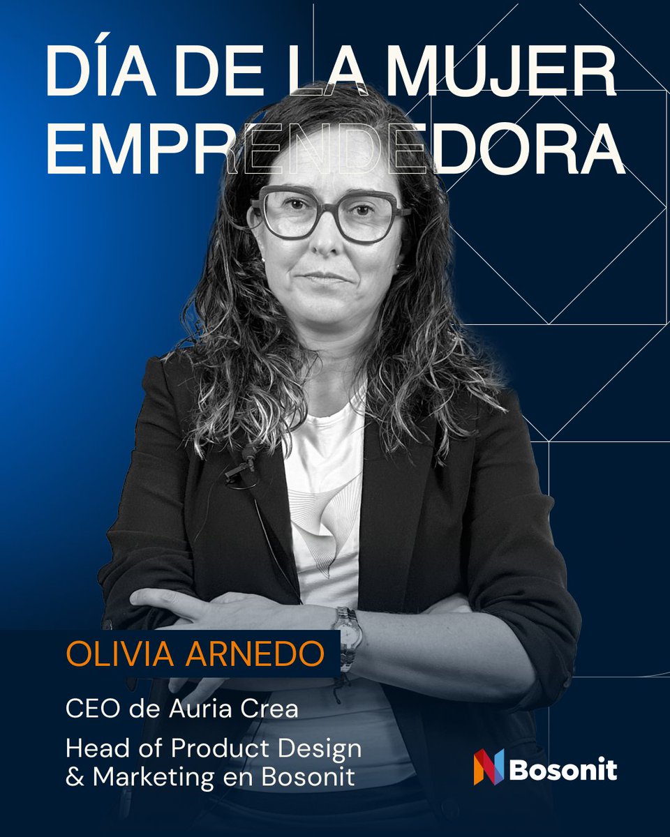 💪Nuestra compañera Olivia Arnedo nos presenta a fondo Auria Crea por el Día Mundial de la Mujer Emprendedora 

En Bosonit rendimos homenaje a todas las mujeres que emprenden y demuestran su valía en el mundo de los negocios.

Entrevista completa: lnkd.in/dChzeCpR