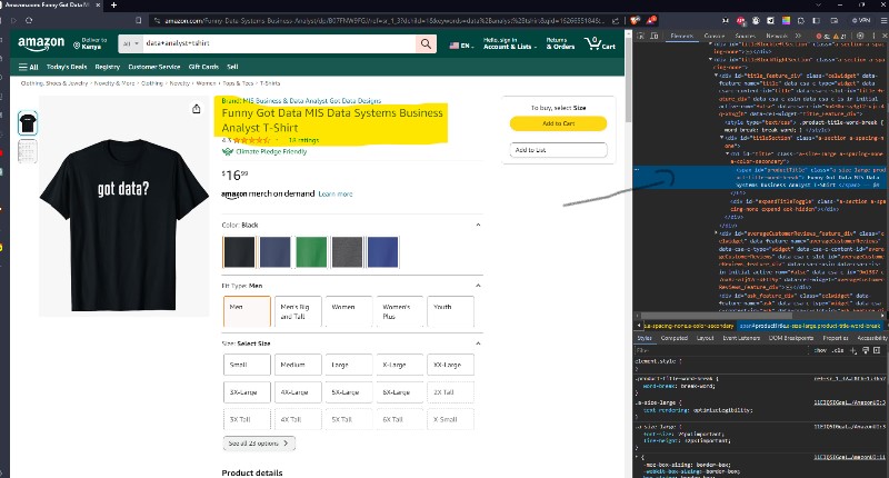 Ndambukilex_xls's tweet image. Day #73 of #100daysofdata #100DaysOfCode but Im having a bit of a challenge in a scraping project.
 its quite simple but maybe Im a bit tired. 
Im getting this attributeError when I run this,
It should being the highlighted part. 
What im I missing? 
Wazito @HarunMbaabu et al.