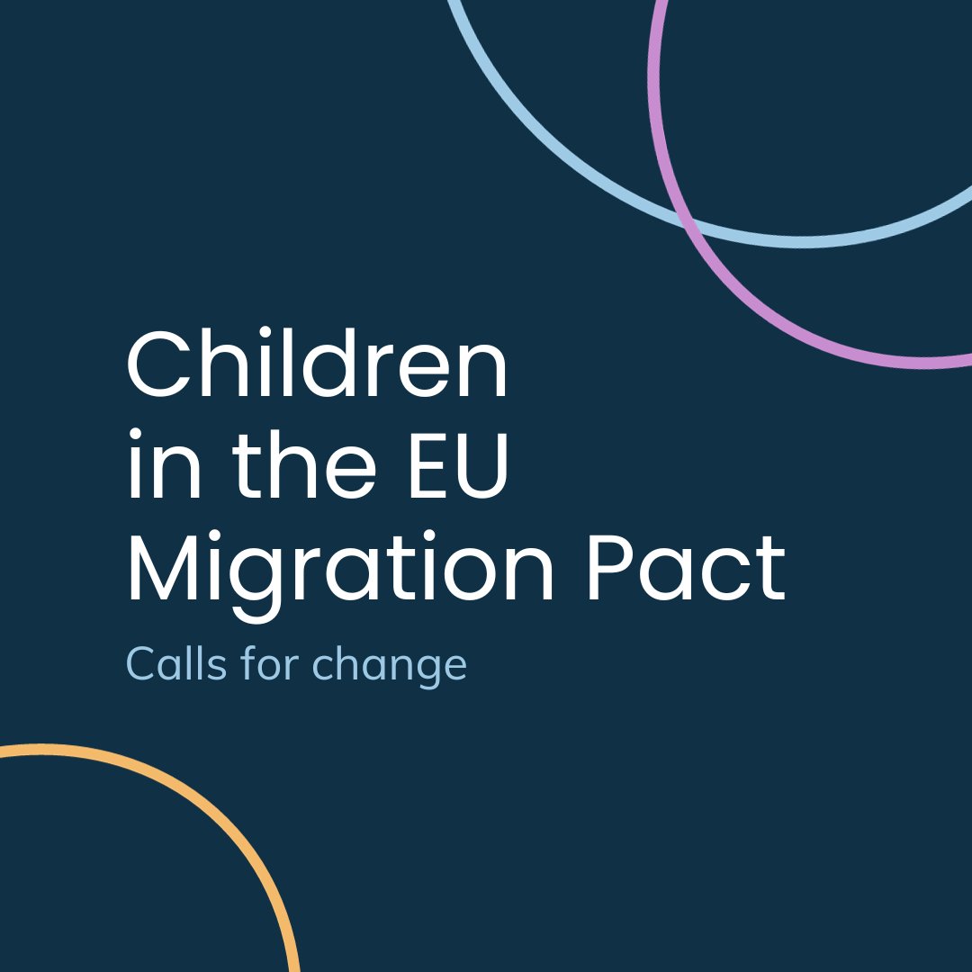 This #MigrationPact is hurting children.
We call on EU lawmakers to:
🚸 exempt ALL children from border procedures
🚸 end child detention
🚸 consider national permits + human rights grounds beyond asylum
🚸 apply special safeguards in migration procedures
#WorldChildrensDay