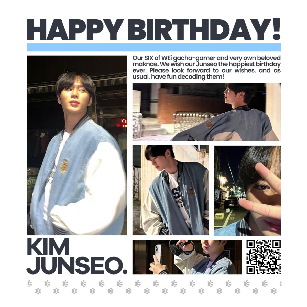 SIXofWEi's tweet photo. 🦊 20231120 HAPPY JUNSEO DAY 🦊

🖤 HAPPY BIRTHDAY JUNSEO 🤍

#HAPPYJUNSEODAY
#루아이의_햇살_준서의_생일을_축하해 https://t.co/m8a0y3bYCz