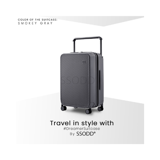 1SSODD's tweet photo. SSODD Dreamer Suitcase Luggage 24 Smokey Grey Bagasi

For more info, click buynow link: https://t.co/wHmlI4nANE

#SSODD #SSODDLuggage #Suitcase #Luggage #TravelLuggage #Travel #TravelEssentials #StylishLuggage #TravelBag #Bags #LuggageBag https://t.co/Q1qsiBLsen