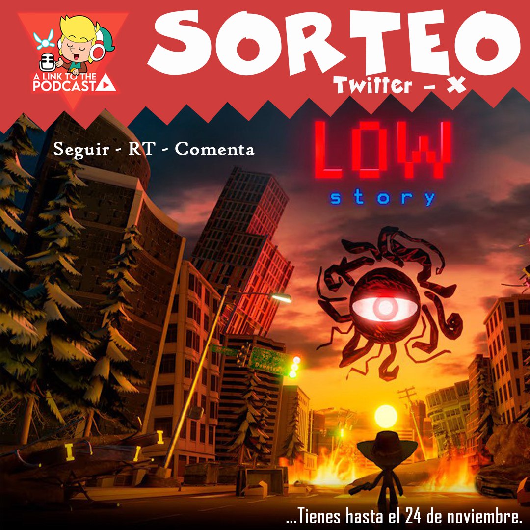 👁‍🗨SORTEO👁‍🗨
2⃣ Códigos de Low Story para Nintendo Switch.
🔛Sigue a <a href="/LinkToPodcast/">𝐀 𝐋𝐈𝐍𝐊 𝐓𝐎 𝐓𝐇𝐄 𝐏𝐎𝐃𝐂𝐀𝐒𝐓</a> y <a href="/Dolores_Ent/">Dolores Entertainment</a>.
🔃 Haz RT a este mensaje.
 🗣️Comenta mencionando a un amigo.
* Válido a nivel europeo.
* Se eliminarán cuentas de sorteo.
* El ganador/a se anunciará vía X el viernes 24 denoviembre.