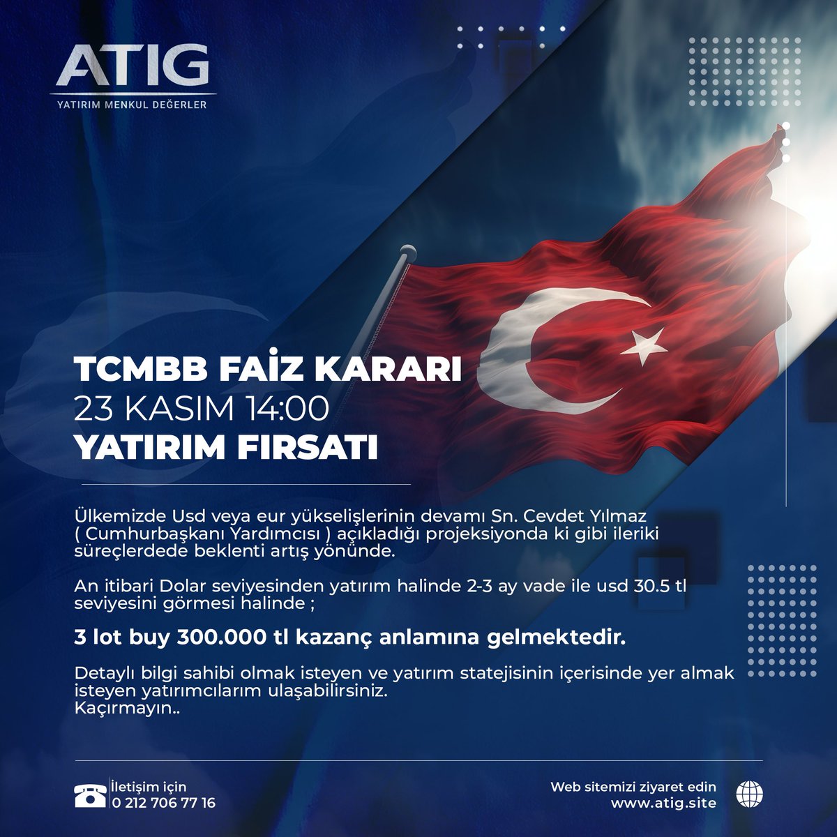 atig_menkul's tweet photo. Yatırım fırsatlarını kaçırmayın !🚀

#metatrader5 #stockmarket #borsa #hissesenedi #kripto #yatırım #kazanç
#NGAS #finance #dollar #dolar #tl #türklirası #yatırım #altın #petrol #brent #trader #EURUSD #us100 #Dax40 #NASDAQ #Hampetrolstokları #WTI https://t.co/aaQdESuZZD
