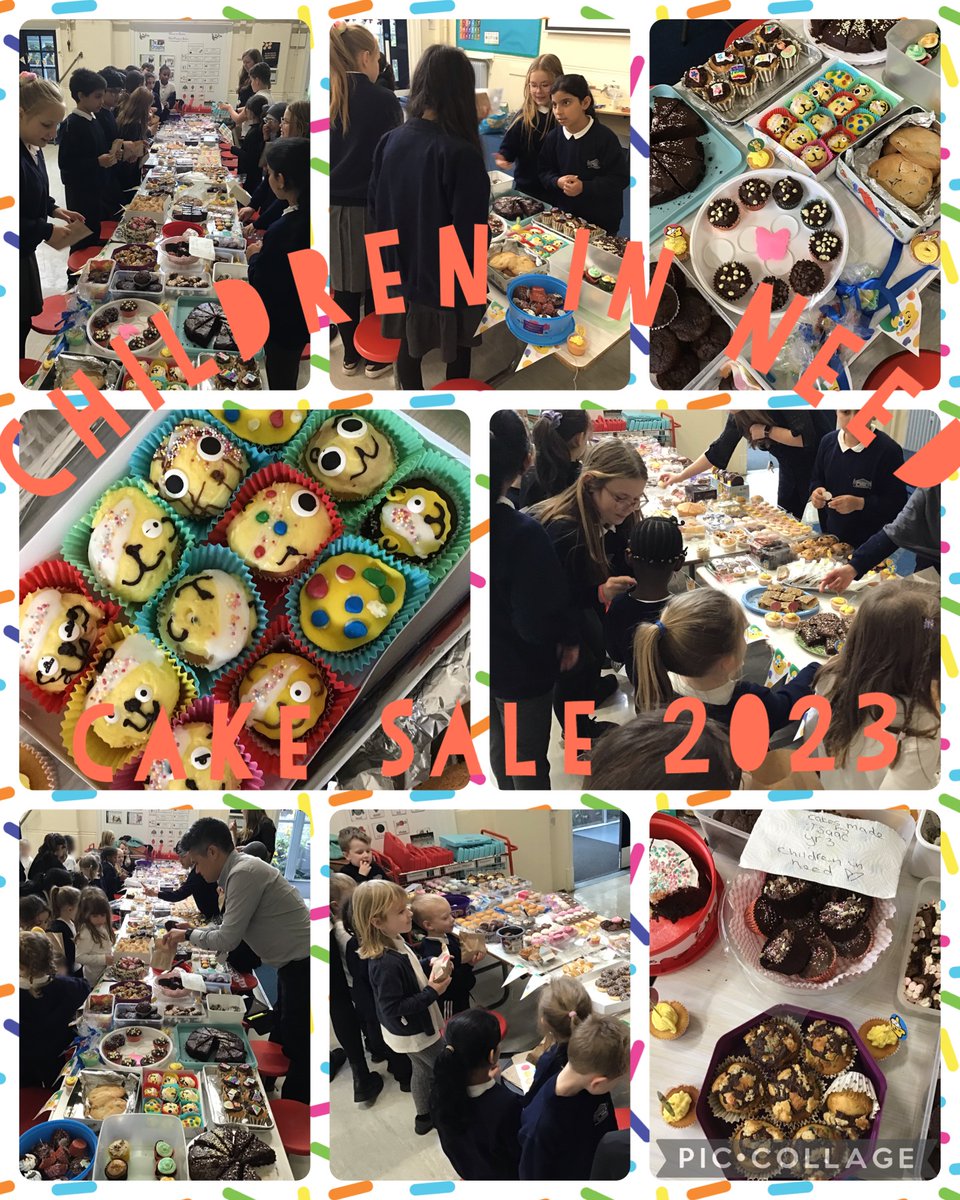 On Friday, we held a cake sale to raise money for Children in Need. Thanks to our wonderful community, we had so many cakes to sell and raised a fantastic £212 to go to this important charity. Thank you. #article24 #article27 #article39