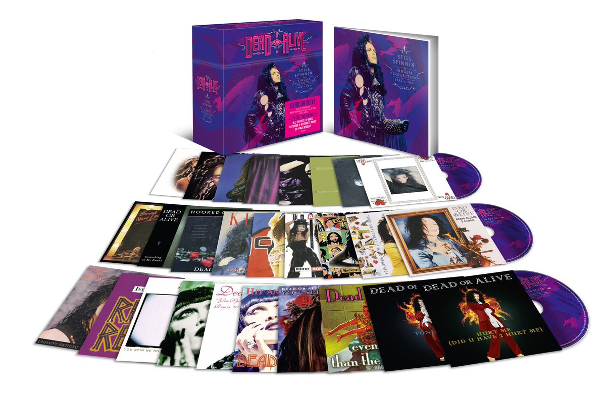 Just purchased the new Dead Or Alive CD Singles box set. Waited a LONG time for this. Ridiculously excited for it. I plan to play one disc a day when it comes and revisit each single release with promo videos and TV performances/interviews.