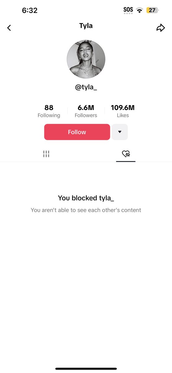 FetchingFerret's tweet photo. I publicly block @Tyllaaaaaaa . Overrated music. 😞 https://t.co/PwaXtA5kDq