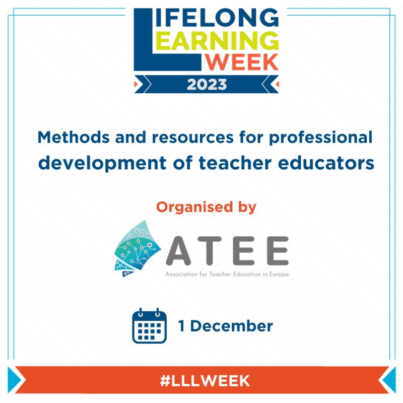 ATEE_Brussels's tweet photo. #LLLWeek
This @AteeRdc workshop will discuss the #KeyCompetences of teacher educators to support the educational system in a time of constant changes and challenges.
Join us in Brussels on 1 December: https://t.co/DVZ7Ds8qQM https://t.co/bS0FOEHNcZ