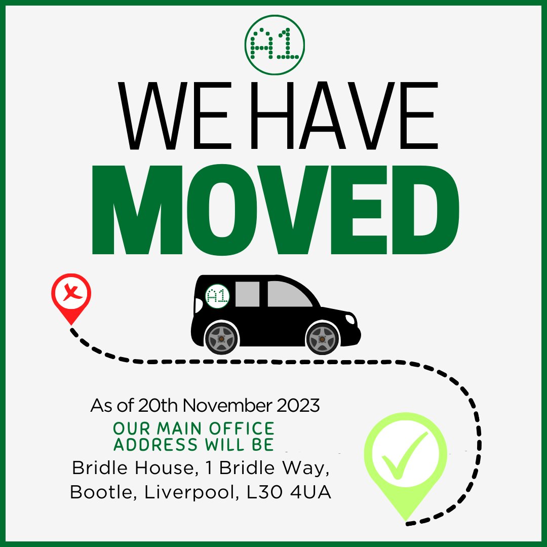 A1Lifts's tweet photo. WE HAVE MOVED!
Please update your records with our new address and advise all relevant colleagues/departments accordingly
There will not be a change to our telephone number and email addresses, which will all stay the same
#a1lifts #elevator #smallbuisness #engineers  #NewOffice https://t.co/8ATqREyVis