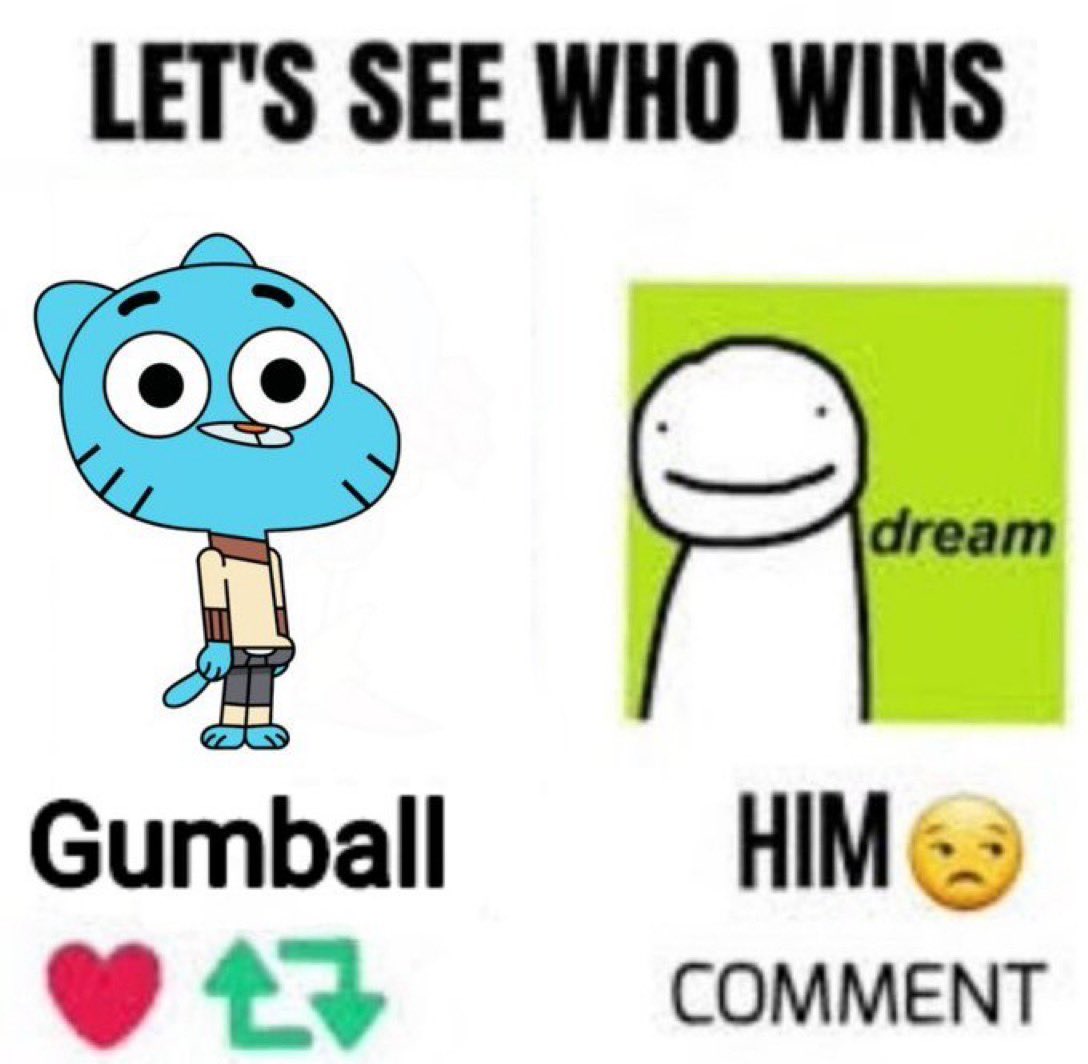 Dream Posts Nicolas Cantu Video (Screenshot), Dream vs. Gumball