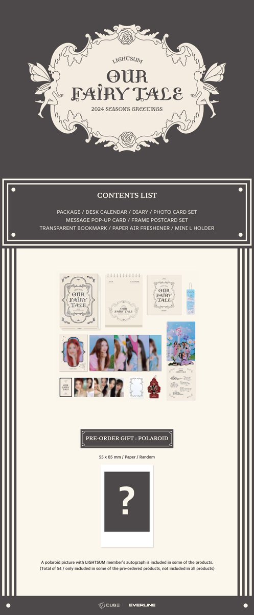 theico_go's tweet photo. [ sharing ] lightsum - 2024 season's greetings "our fairytale" x sellkor

fullset 390k | dp 100k
❌ benefit

harga dan ketentuan ada di gambar

📍 bekasi https://t.co/ZQZ9TCg40e